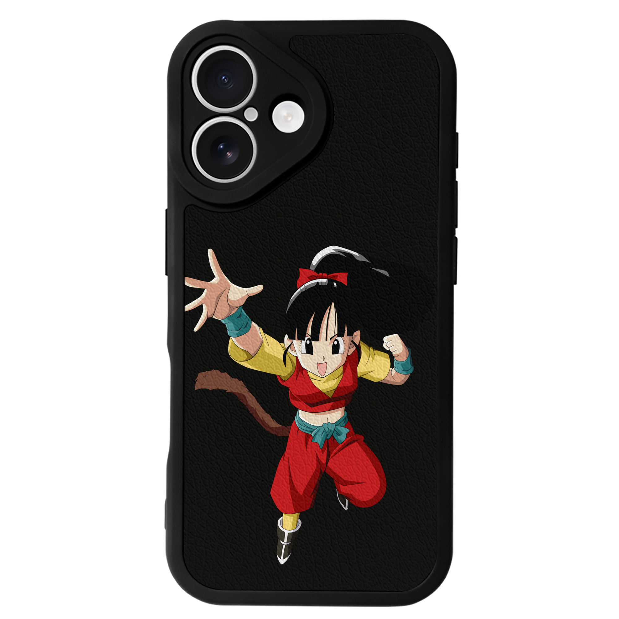 （画像用） ドラゴンボール パン DRAGON BALL Pan 【iPhone 16シリーズ対応】シリコンスマホケース（レザー調） 材質：シリコン